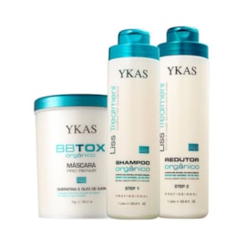 Kit Ykas Orgânico Formol Free ( 2 x 1 Litro ) + Máscara 1 Kg