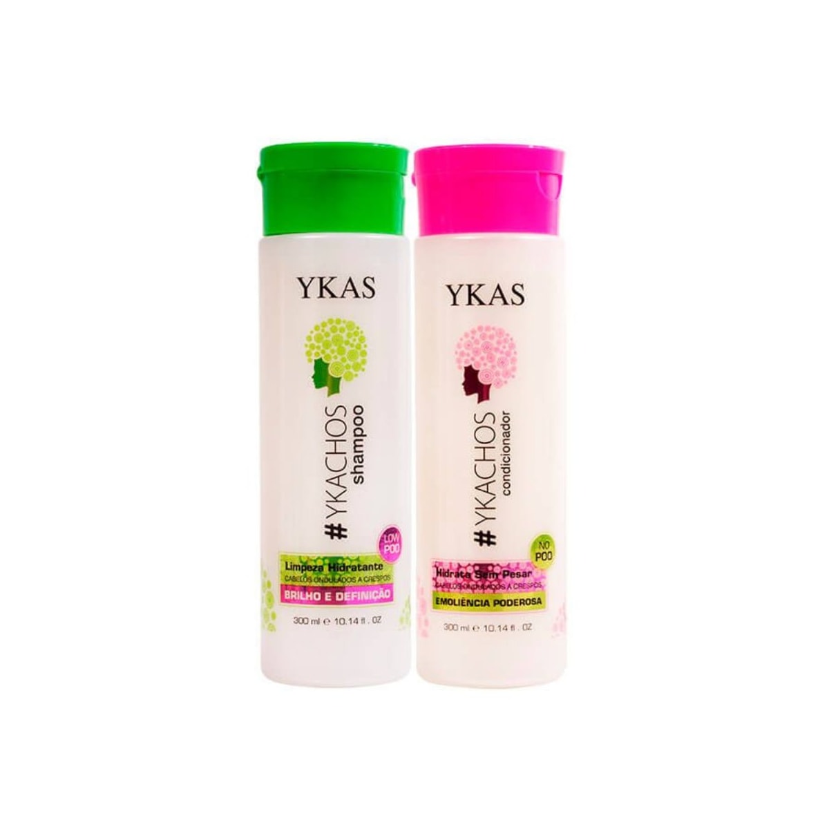 Kit Ykas Ykachos Shampoo 300 ml + Condicionador 300 ml