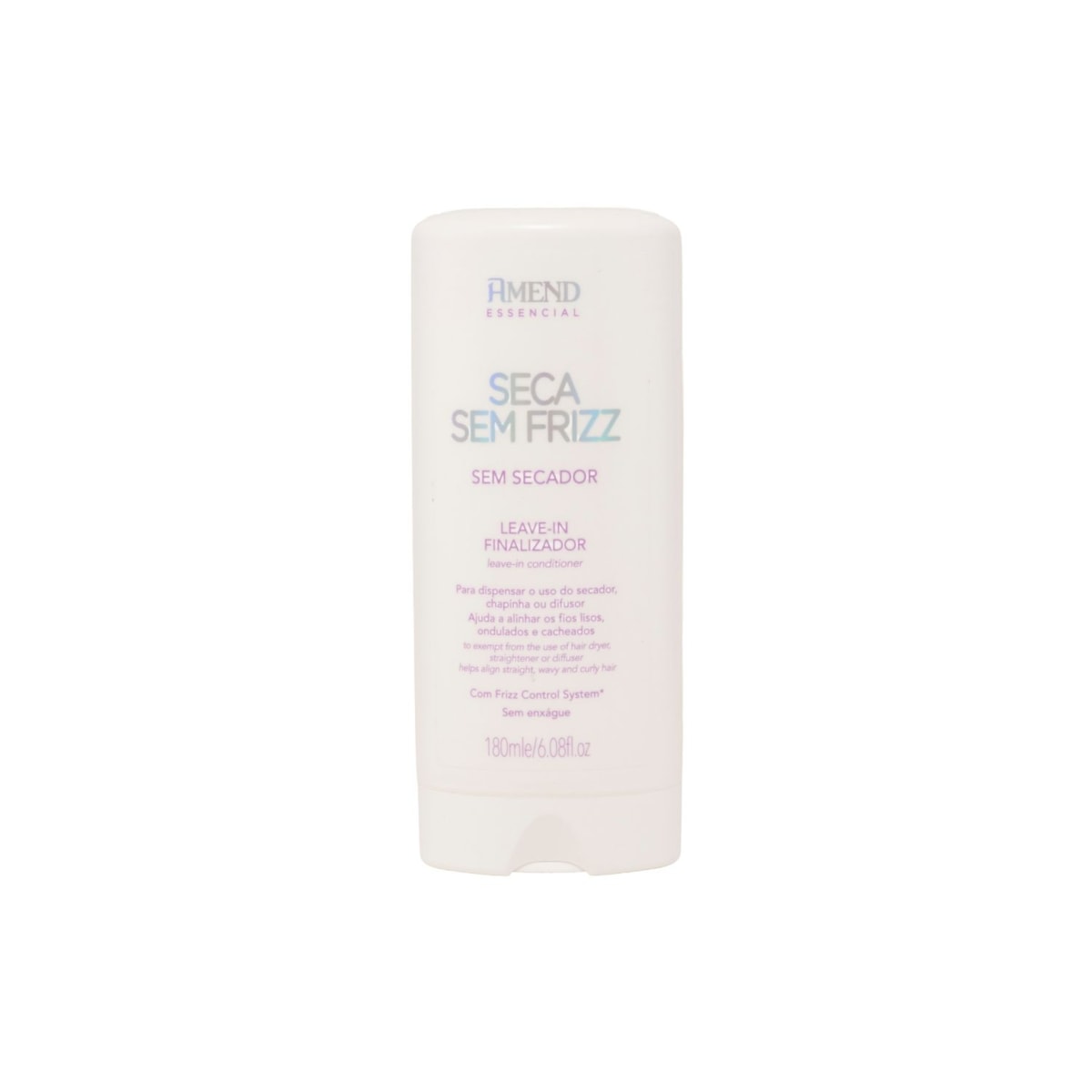 Leave in Amend Essencial Seca Sem Frizz Finalizador 180 ml