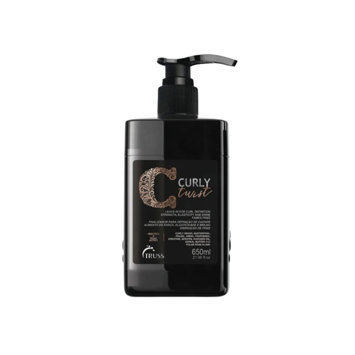 Leave-in Truss Curly Twist Finalizador Brilho 650 ml