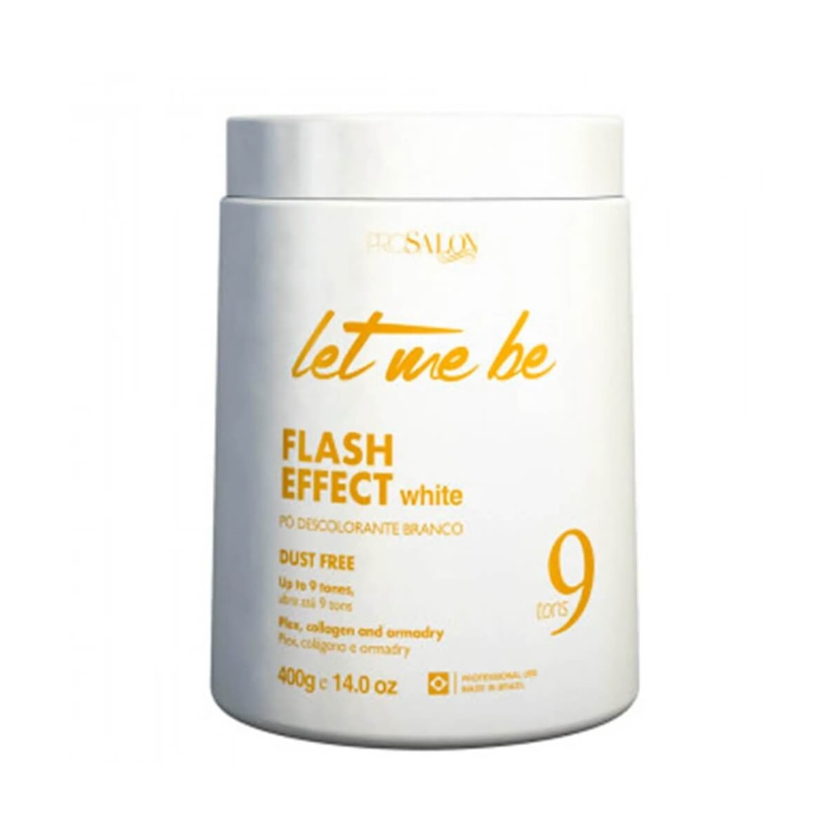 Let Me Be Flash Effect White - Pó descolorante Branco 9 tons 400g