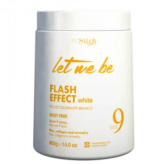 Let Me Be Flash Effect White - Pó descolorante Branco 9 tons 400g