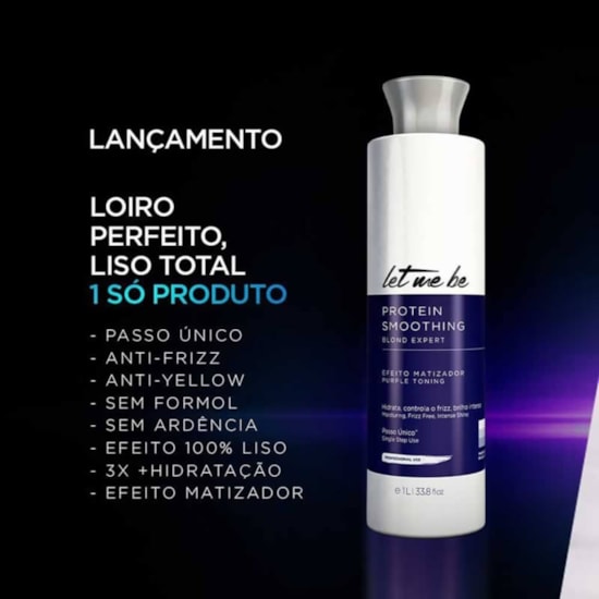 Blond Protein Smoothing Passo Único - 1000ml