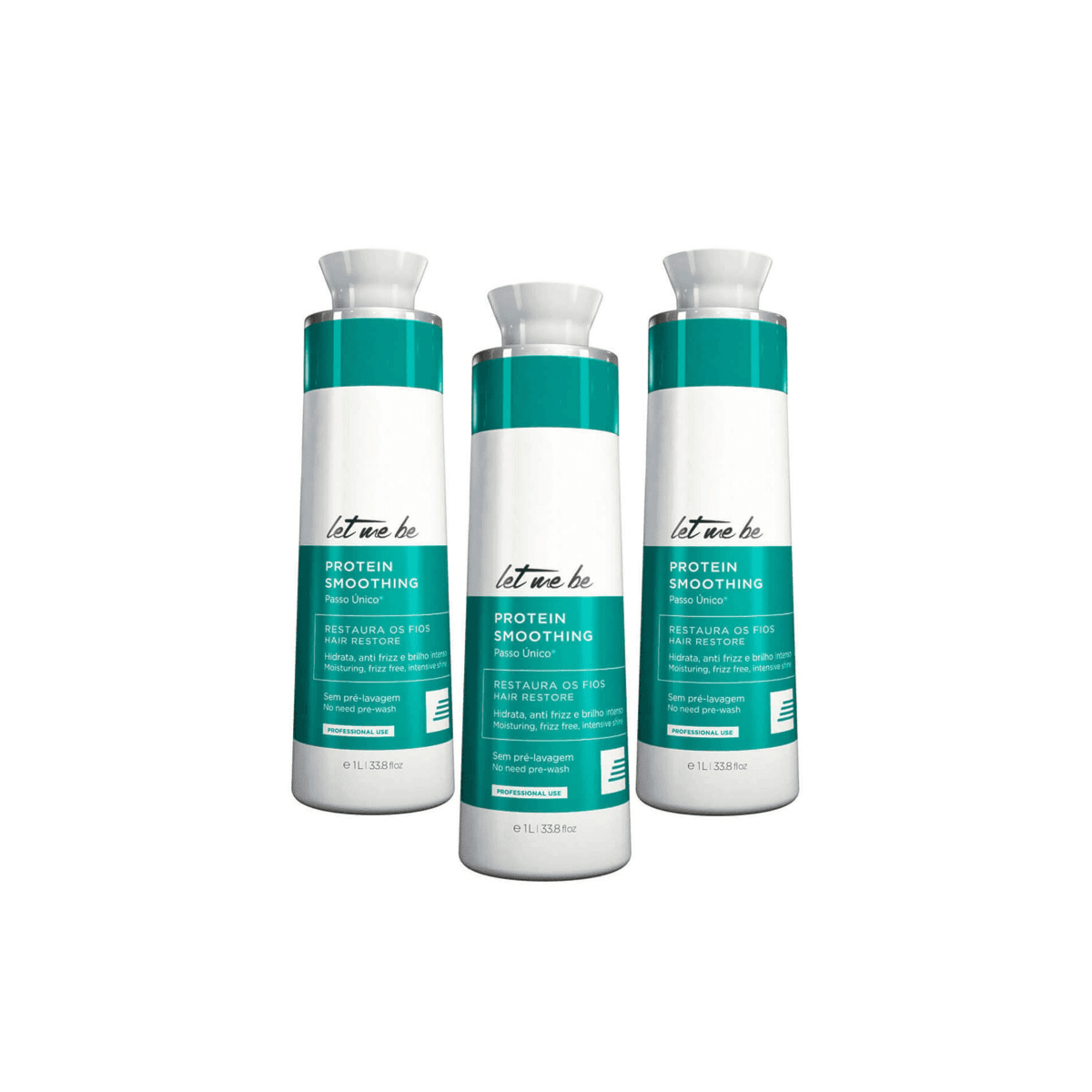 Let Me Be Smoothing Treatment Escova Progressiva 3 x 1 Litro Let Me Be Smoothing Treatment Escova Progressiva 3 x 1 Litro