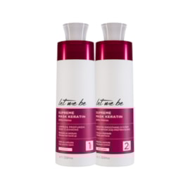 Let Me Be Supreme Mask Keratin Kit Alinhamento Capilar 1L Let Me Be Supreme Mask Keratin Kit Alinhamento Capilar 1L