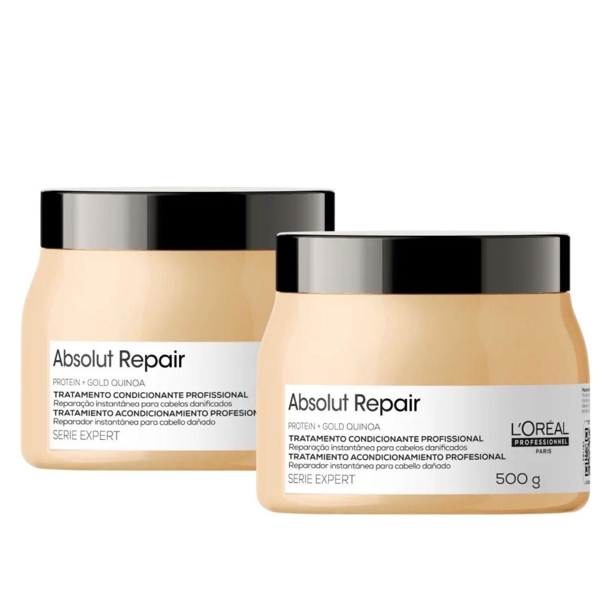 L'Oréal Professionnel Absolut Repair Gold Quinoa Kit 2 Máscara 500g L'Oréal Professionnel Absolut Repair Gold Quinoa Kit 2 Máscara 500g