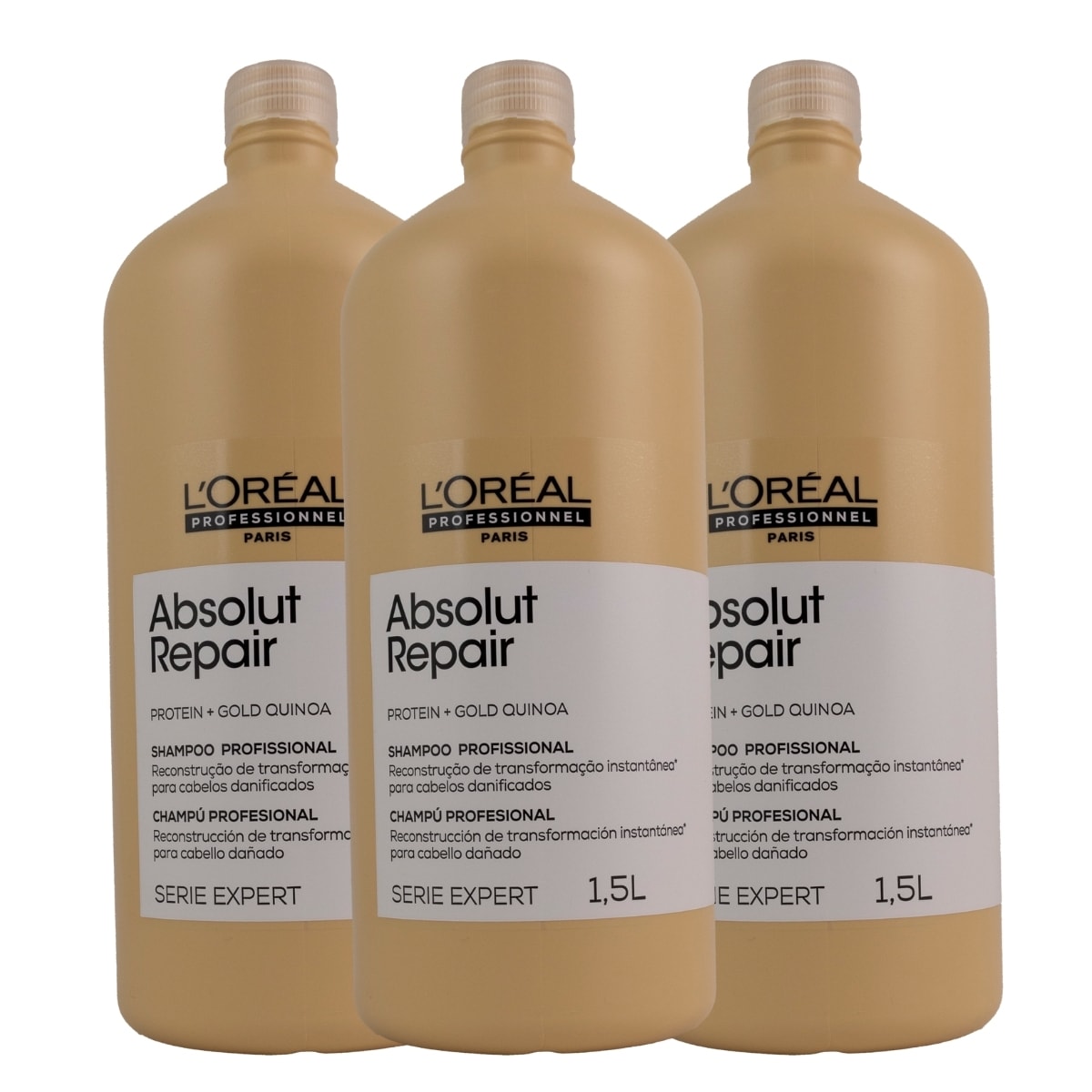 L'Oréal Professionnel Absolut Repair Gold Quinoa Kit 3 Shampoo 1,5L L'Oréal Professionnel Absolut Repair Gold Quinoa Kit 3 Shampoo 1,5L