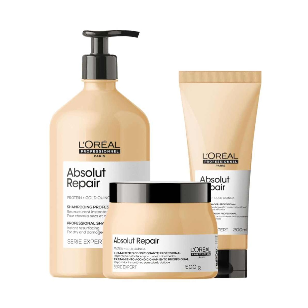 L'Oréal Professionnel Absolut Repair Gold Quinoa Kit Médio