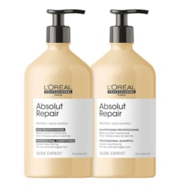 L'Oréal Professionnel Absolut Repair Gold Quinoa Shampoo 750ml + Condicionador 750ml