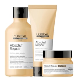 L'Oréal Professionnel Absolut Repair Gold Quinoa Tratamento Kit Leve L'Oréal Professionnel Absolut Repair Gold Quinoa Tratamento Kit Leve