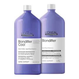 L'Oréal Professionnel Blondifier Cool Shampoo + Condicionador 1,5L L'Oréal Professionnel Blondifier Cool Shampoo + Condicionador 1,5L