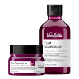 L'Oréal Professionnel Curl Expression Shampoo Anti-resíduos 300ml e Máscara Rich 250g