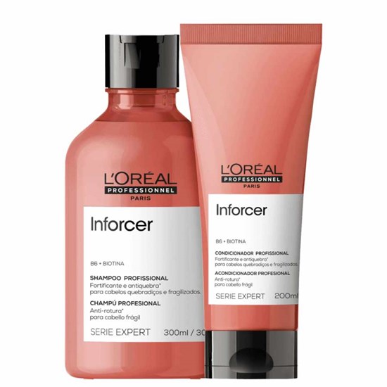 L'Oréal Professionnel Inforcer Shampoo 300ml + Condicionador 200ml