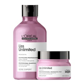 L'Oréal Professionnel Liss Unlimited Shampoo 300ml + Máscara 250g