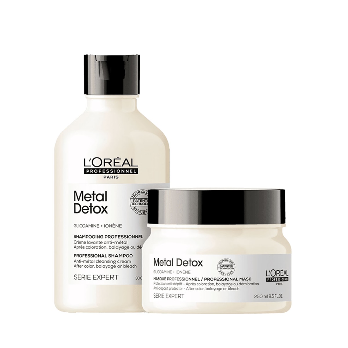 L'Oréal Professionnel Metal Detox Shampoo 300ml+ Máscara 250g L'Oréal Professionnel Metal Detox Shampoo 300ml+ Máscara 250g