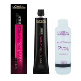 L'Oréal Professionnel Promo Pack Diarichesse 6 Louro Escuro 50g + Mini Revelador 9 Vol 120ml