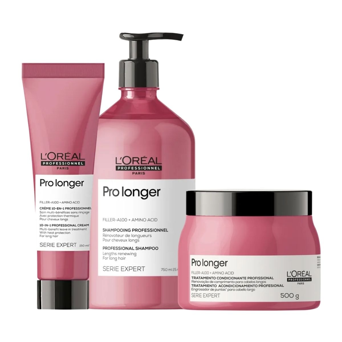 LOréal Professionnel Serie Expert Pro Longer Preenchimento de Pontas kit (3 Produtos) LOréal Professionnel Serie Expert Pro Longer Preenchimento de Pontas kit (3 Produtos)