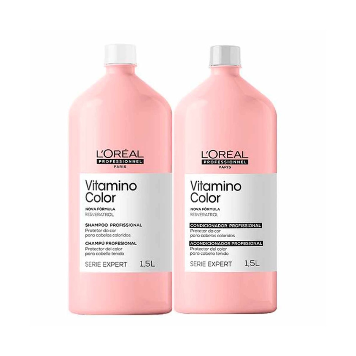 L'Oréal Professionnel Vitamino Color Shampoo + Condicionador 1,5L
