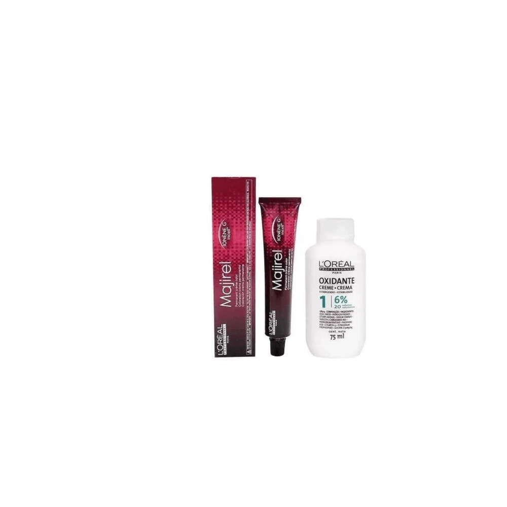 L'Oréal Profissional Promo Pack Majirel 8.1 Louro Claro Acizentado 50g + Mini Ox 20 Volumes