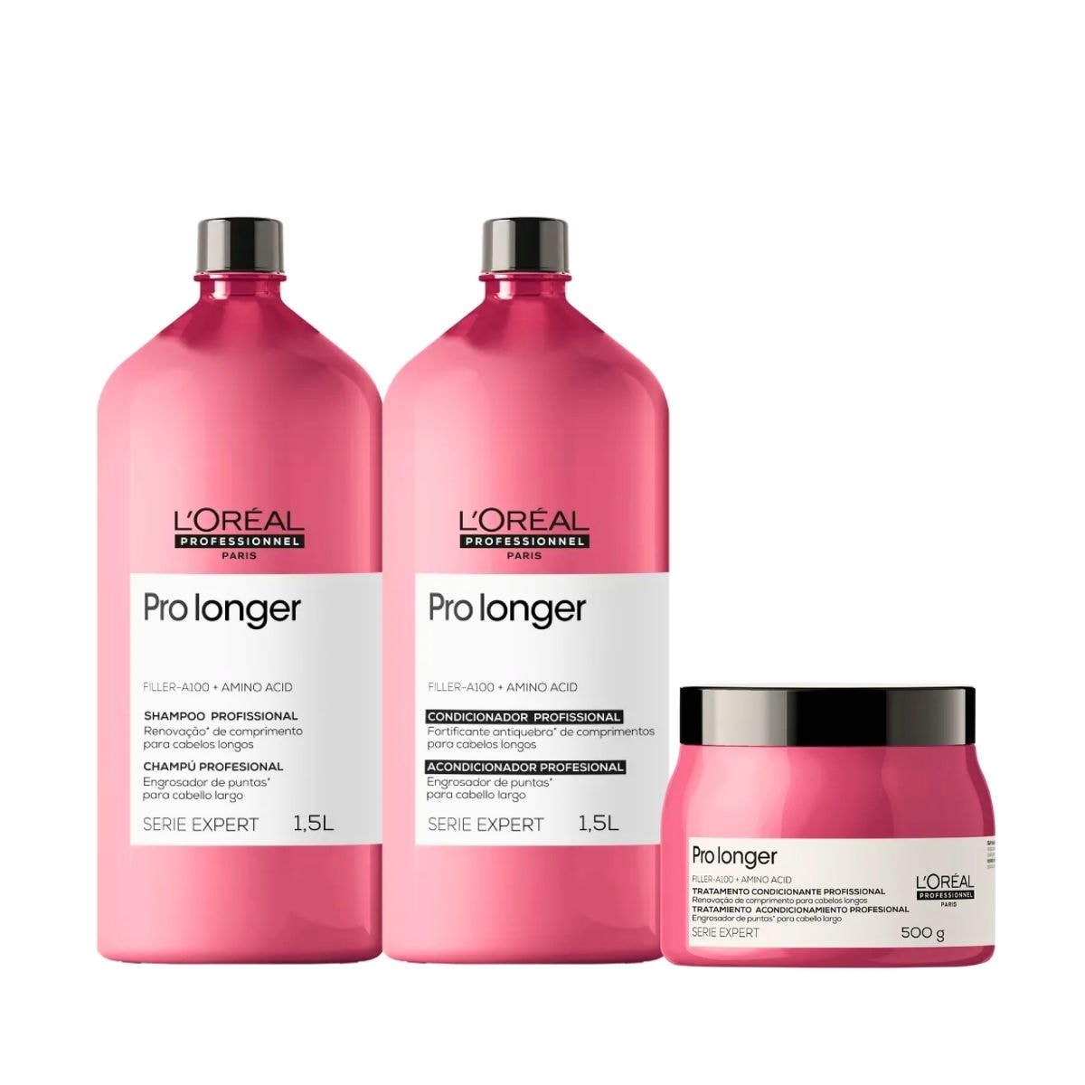 LOréal Serie Expert Pro Longer Kit Salão (3 Produtos)