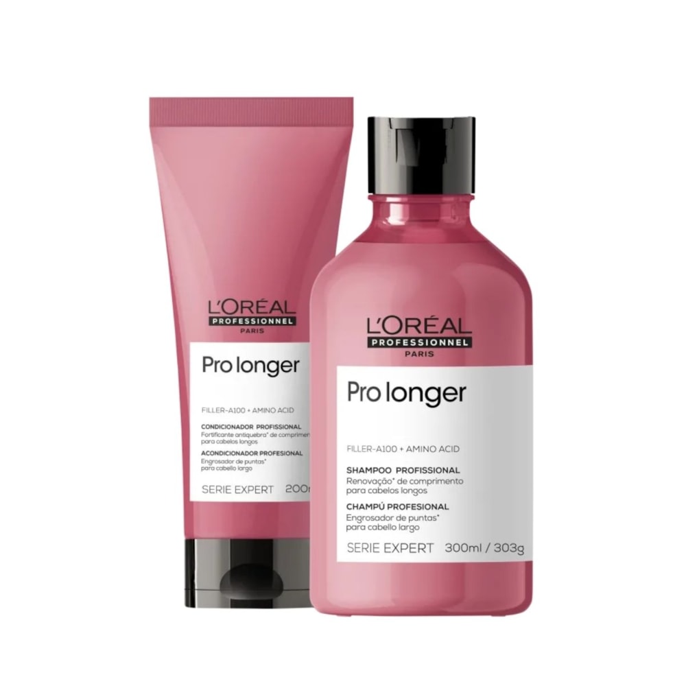 LOréal Serie Expert Pro Longer Shampoo 300ml e Condicionador 200ml