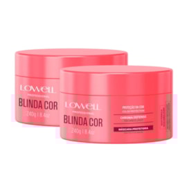 Lowell Blinda Cor Kit 2 Máscara Protetora 240g