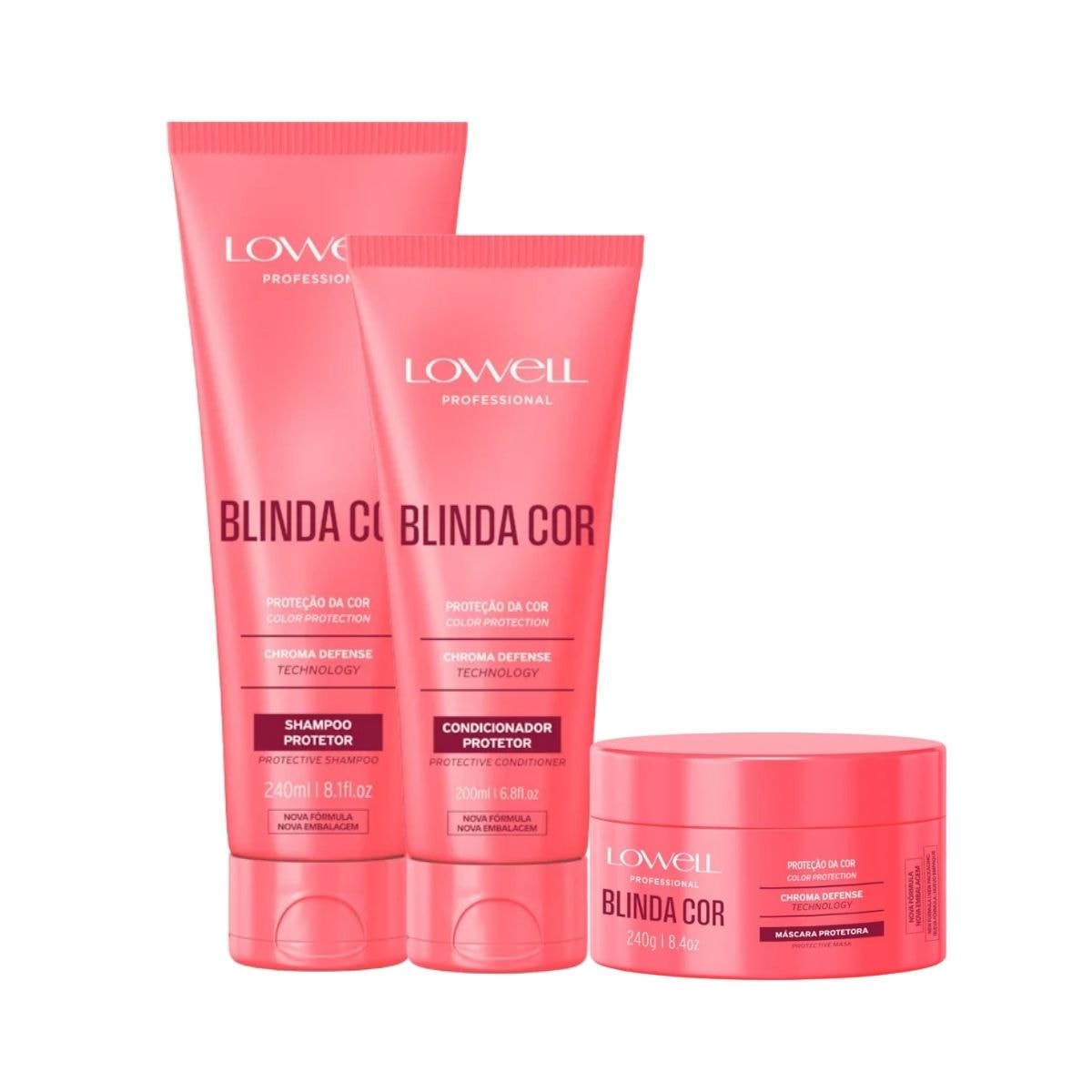 Lowell Blinda Cor Kit Protetor (3 Produtos)
