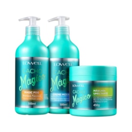 Lowell Cacho Mágico Shampoo 500ml + Máscara 450g + Ativador 500ml