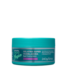 Lowell Cacho Mágico Super Modeladora Gelatina Ativadora de Cachos 240 g