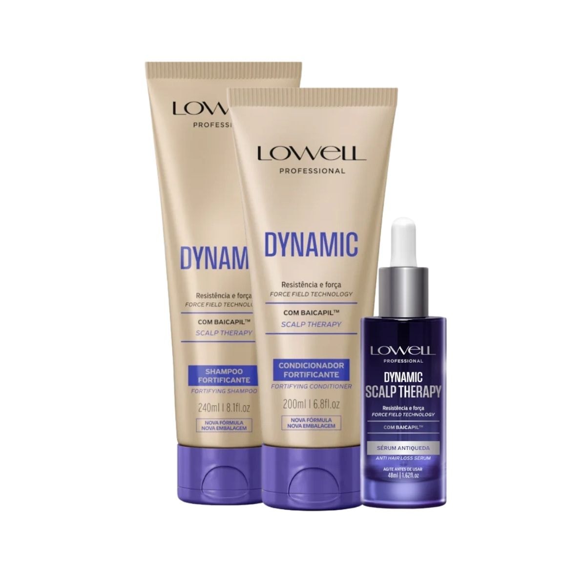 Lowell Dynamic Kit Fortificante (3 Produtos)