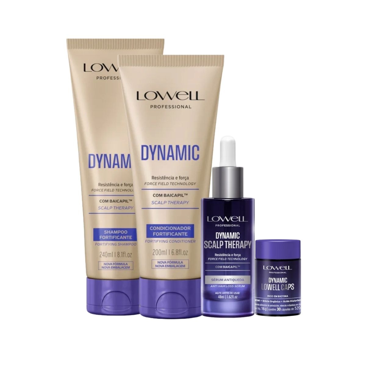 Lowell Dynamic Kit Fortificante (4 Produtos)