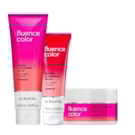 Lowell Fluence Color e Leave-in Kit (3 Produtos)