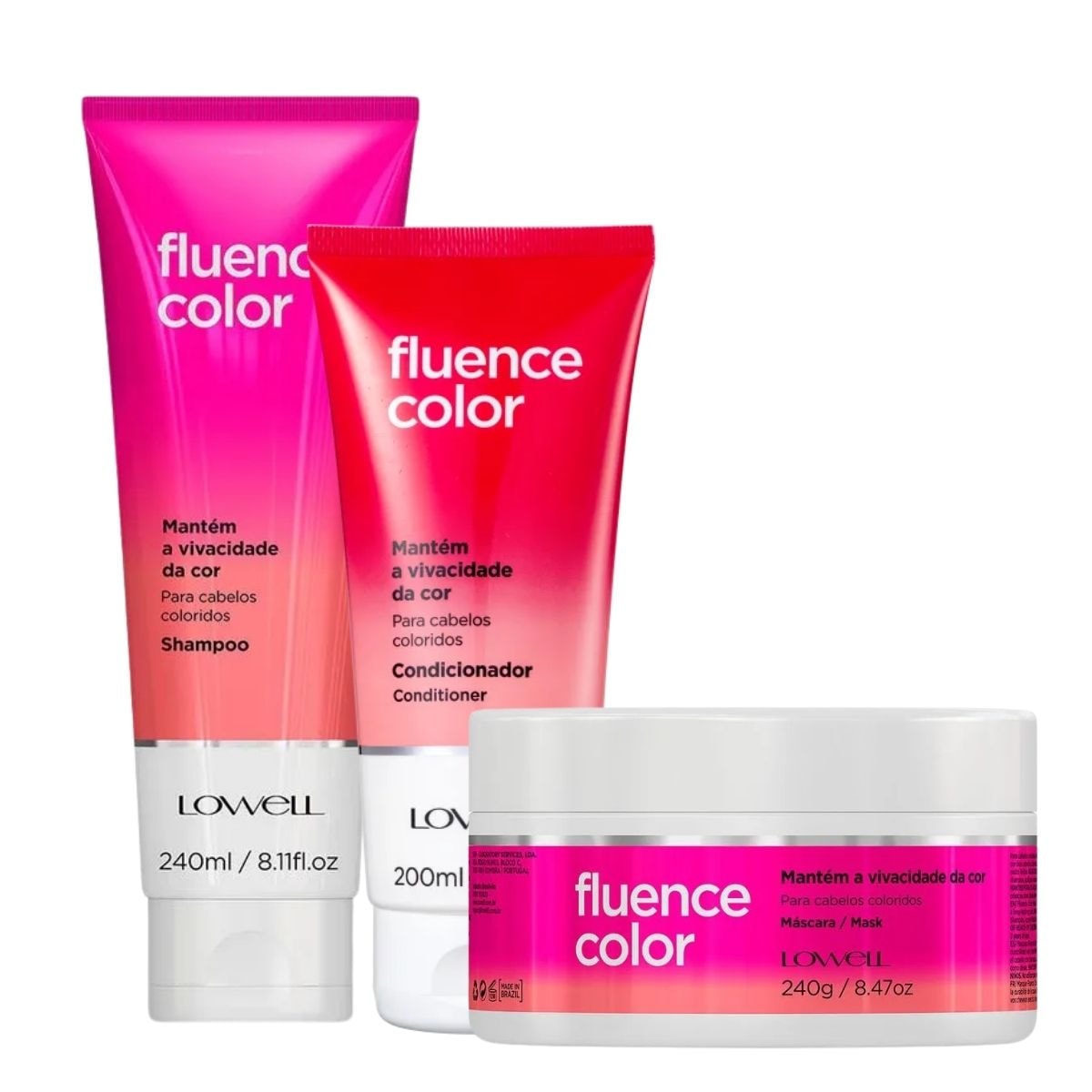 Lowell Fluence Color Kit (3 Produtos)