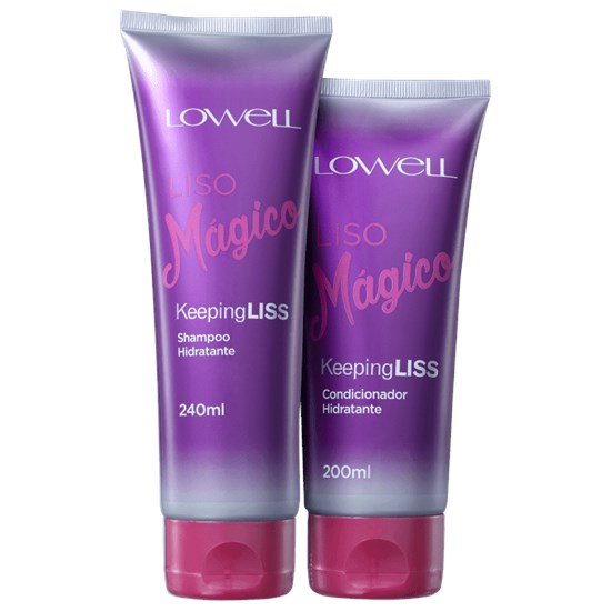 Lowell Keeping Liss Liso Mágico Shampoo 240ml + Condicionador 200ml