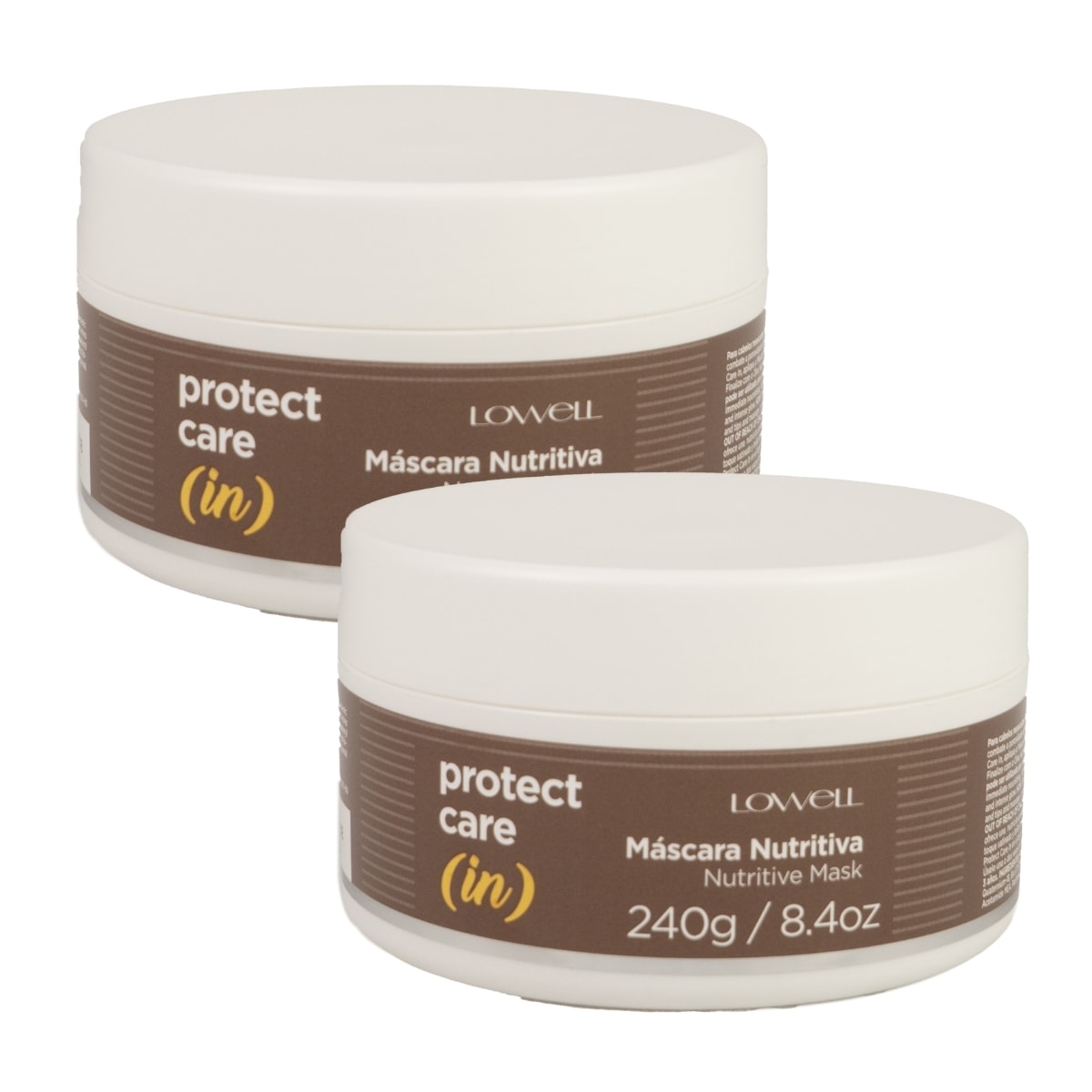 Lowell Protect Care (in) Kit 2 Máscara Nutritiva 240g Lowell Protect Care (in) Kit 2 Máscara Nutritiva 240g