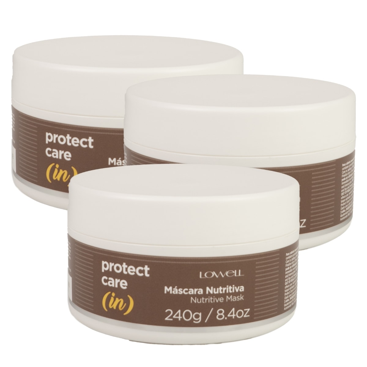 Lowell Protect Care (in) Kit 3 Máscara Nutritiva 240g Lowell Protect Care (in) Kit 3 Máscara Nutritiva 240g