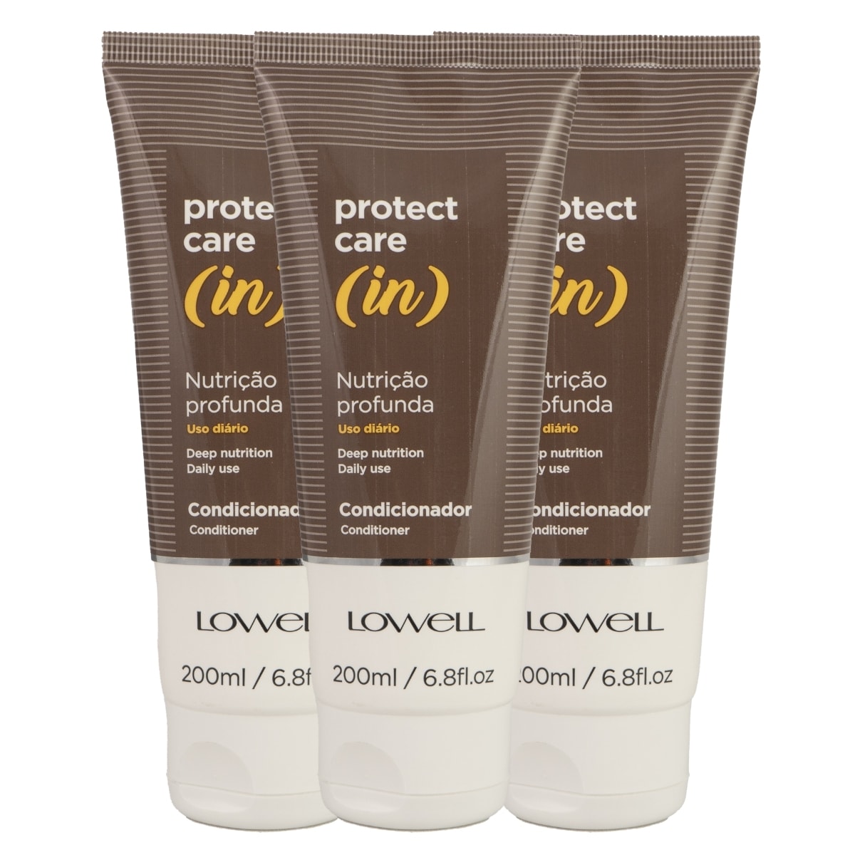 Lowell Protect Care (in) Nutrição Kit 3 Condicionador 200ml Lowell Protect Care (in) Nutrição Kit 3 Condicionador 200ml