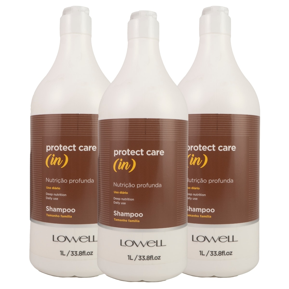 Lowell Protect Care (in) Nutrição Kit 3 Shampoo 1L Lowell Protect Care (in) Nutrição Kit 3 Shampoo 1L