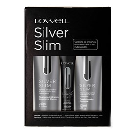 Lowell Silver Slim Dark Kit Shampoo + Condicionador + Máscara
