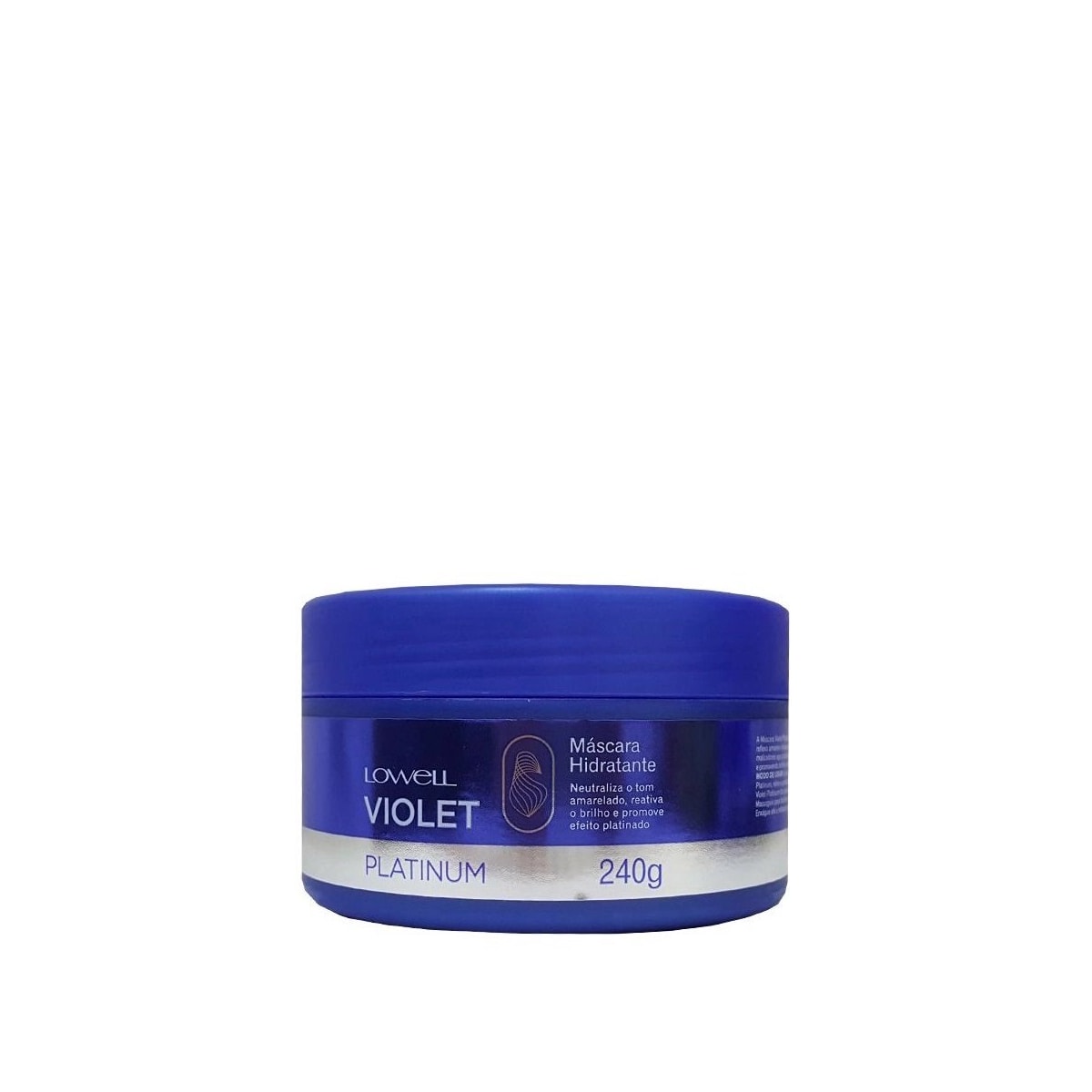 Lowell Violet Platinum - Máscara Hidratante 240g Lowell Violet Platinum - Máscara Hidratante 240g