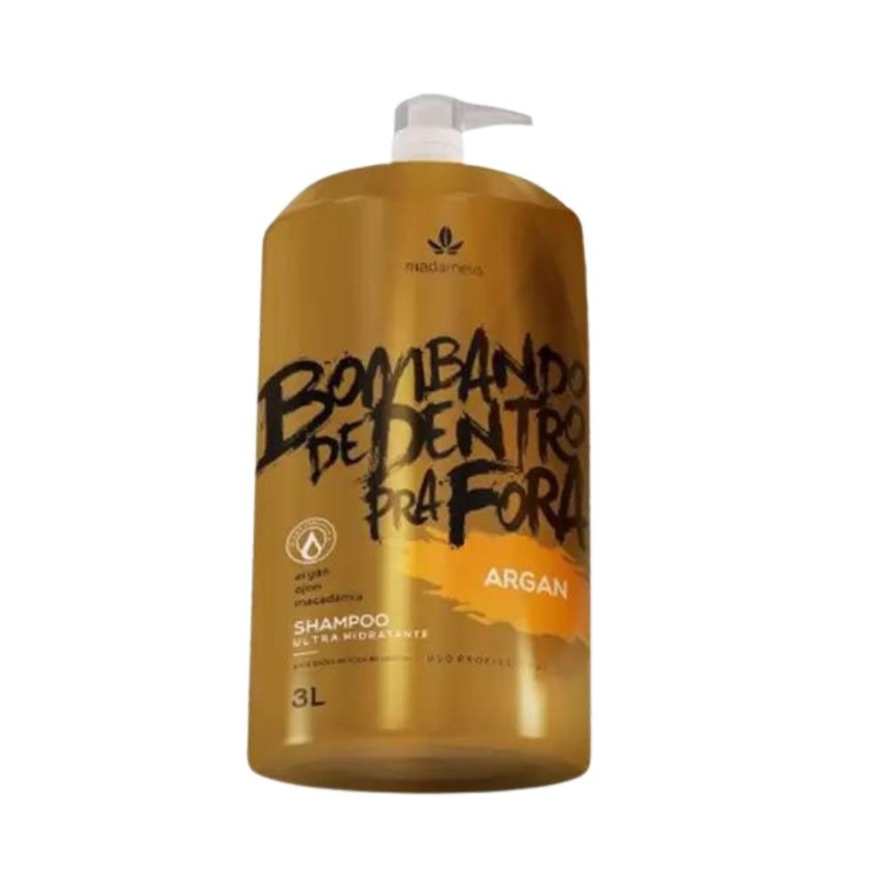 Madamelis Argan Bombando De Dentro Pra Fora Shampoo 3L