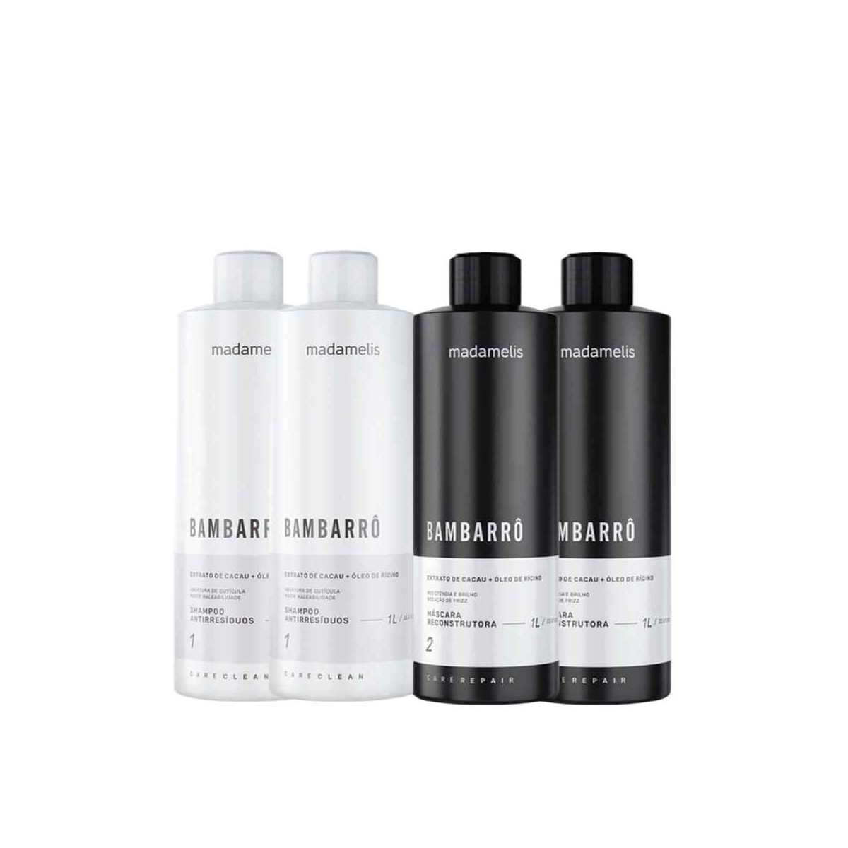 Madamelis Bambarro Escova Progressiva 2 Kits (2 X 1 Litro) Madamelis Bambarro Escova Progressiva 2 Kits (2 X 1 Litro)