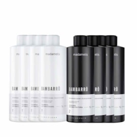 Madamelis Bambarro Escova Progressiva 4 Kits (2 X 1 Litro) Madamelis Bambarro Escova Progressiva 4 Kits (2 X 1 Litro)