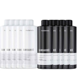 Madamelis Bambarro Escova Progressiva 5 Kits (2 X 1 Litro) Madamelis Bambarro Escova Progressiva 5 Kits (2 X 1 Litro)