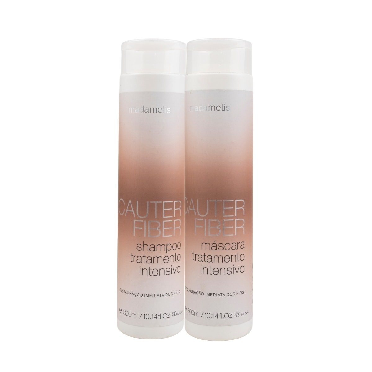 Madamelis Cauter Fiber Shampoo e Máscara 2x300ml