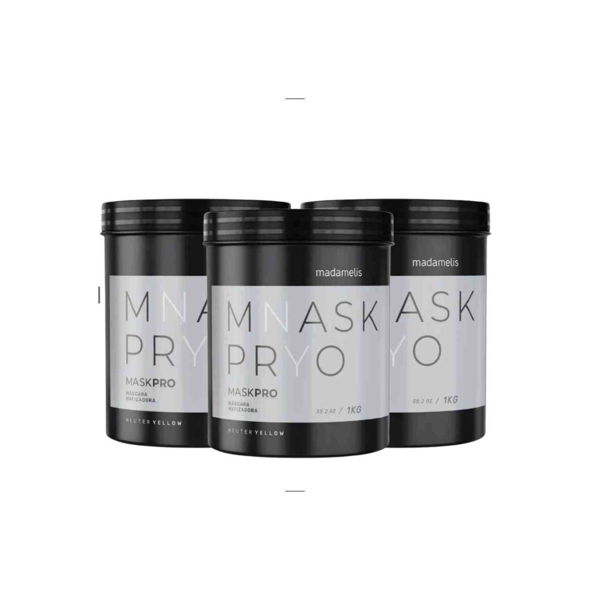 Madamelis Máscara Pro Matizadora Neuter Yellow (3 x 1 Kilo) Madamelis Máscara Pro Matizadora Neuter Yellow (3 x 1 Kilo)