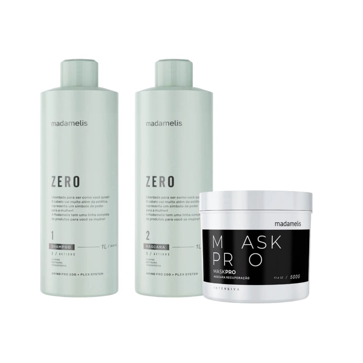 Madamelis Zero Escova Progressiva Sem Formol Duo + Pro Mask Control Madamelis Zero Escova Progressiva Sem Formol Duo + Pro Mask Control