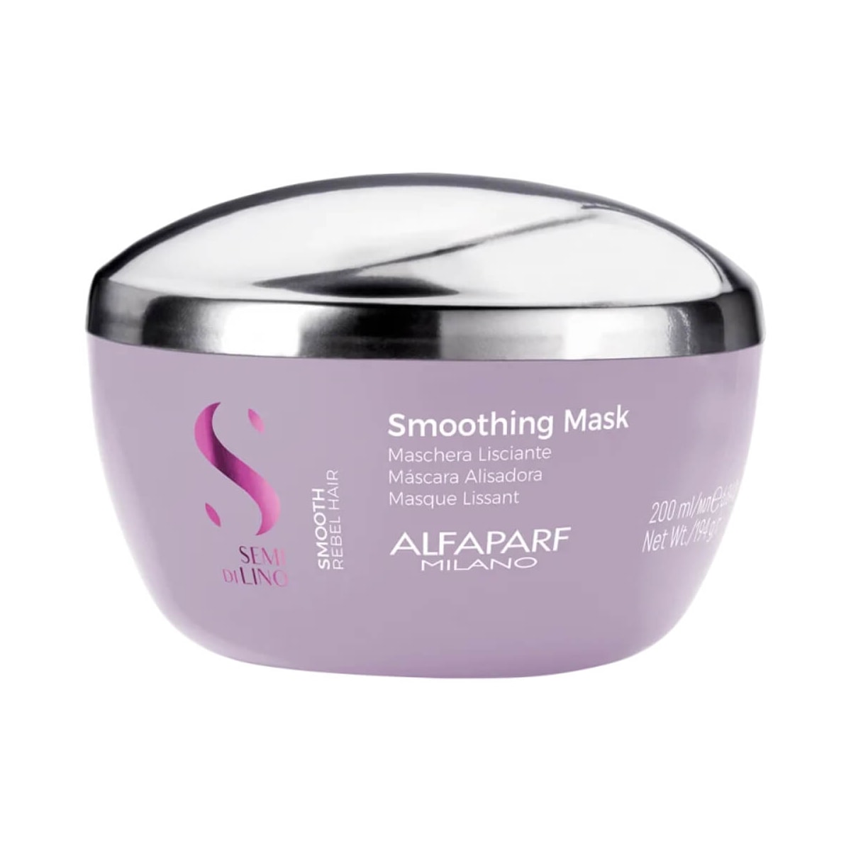 Máscara Alfaparf Semi Di Lino Smoothing Rebel Hair 200 ml Máscara Alfaparf Semi Di Lino Smoothing Rebel Hair 200 ml