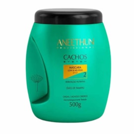 Máscara Aneethun Cachos Low & No Poo 5para Cabelo Cacheado 500 g