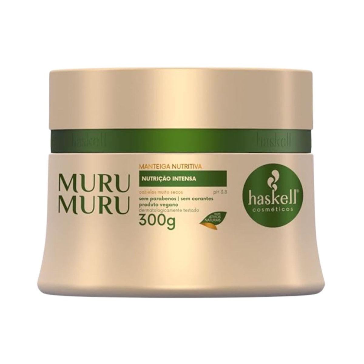 Mascara Capilar Haskell Muru Muru Manteiga Nutritiva 300 g Mascara Capilar Haskell Muru Muru Manteiga Nutritiva 300 g